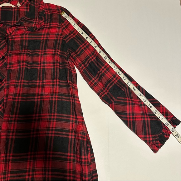 Soft Surroundings Bennington Shirt Dress Plaid - Picture 6 of 8